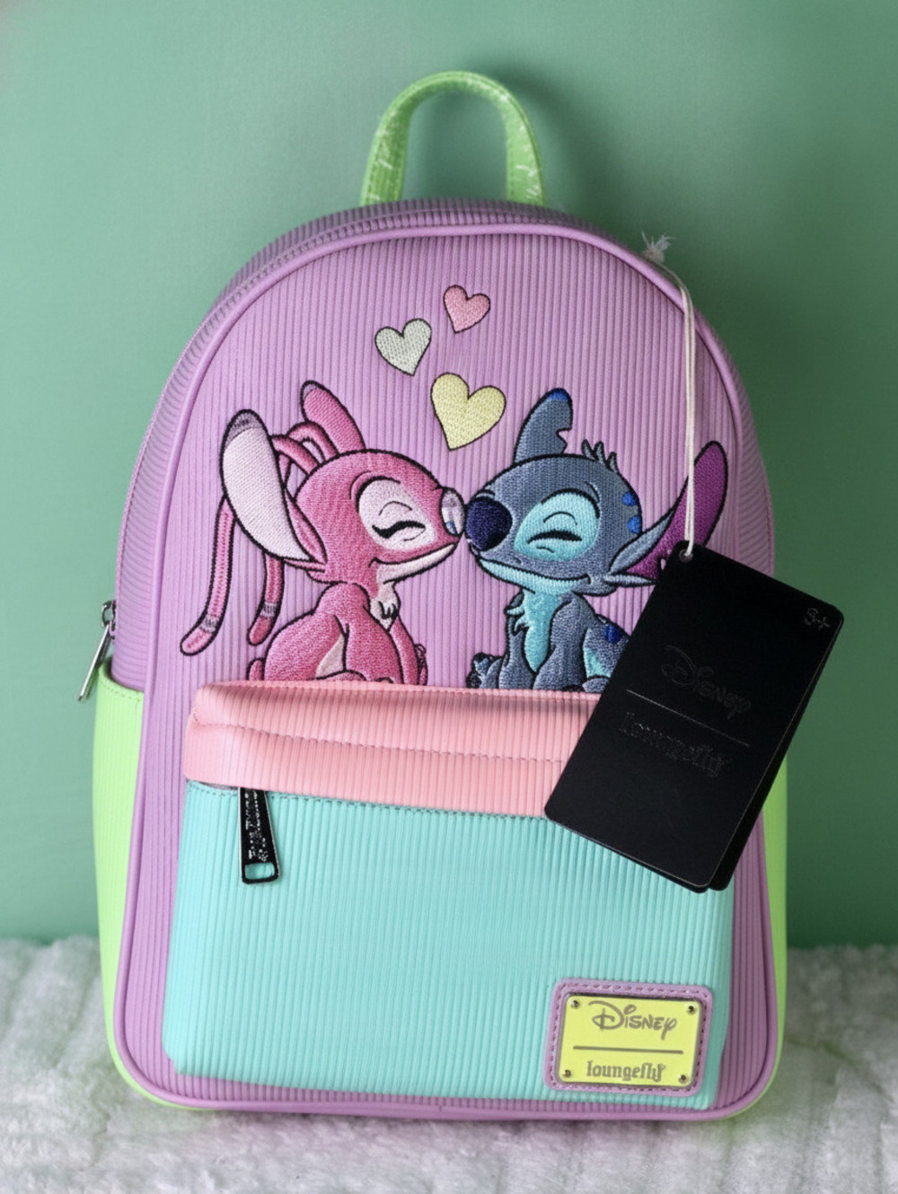 Loungefly Lilo & Stitch Angel & Stitch Pastel Mini Backpack